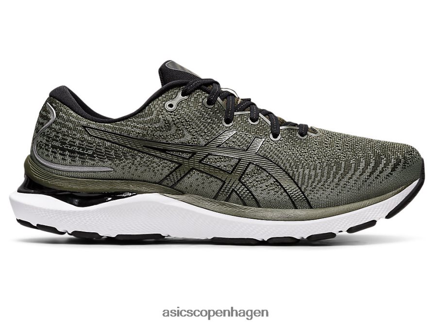 Asics gel-cumulus 24 oliven lærred/sort Z206F61314