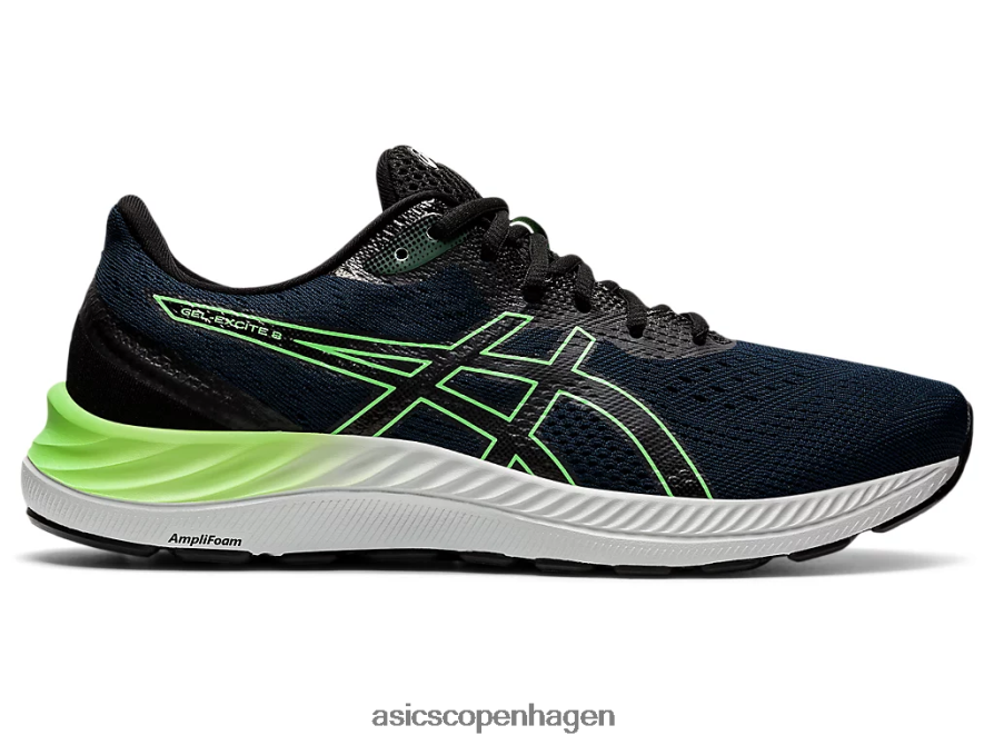 Asics gel-excite 8 fransk blå/lys lime Z206F61663
