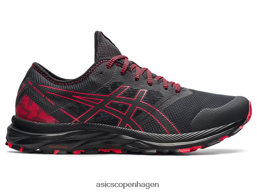 Asics gel-excite spor grafitgrå/elektrisk rød Z206F61734