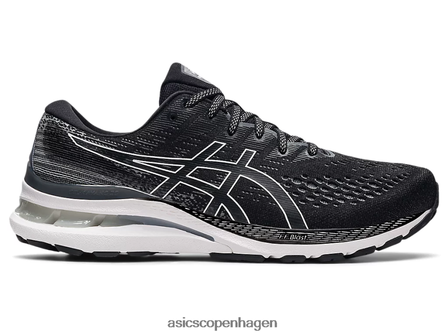 Asics gel-kayano 28 sort hvid Z206F61879