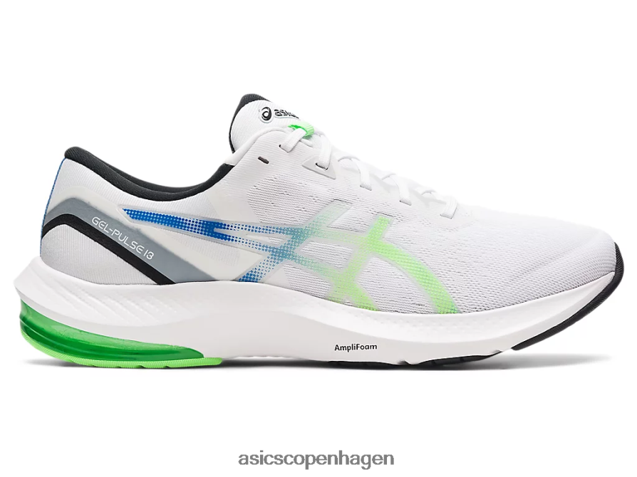 Asics gel-puls 13 hvid/lys lime Z206F61727