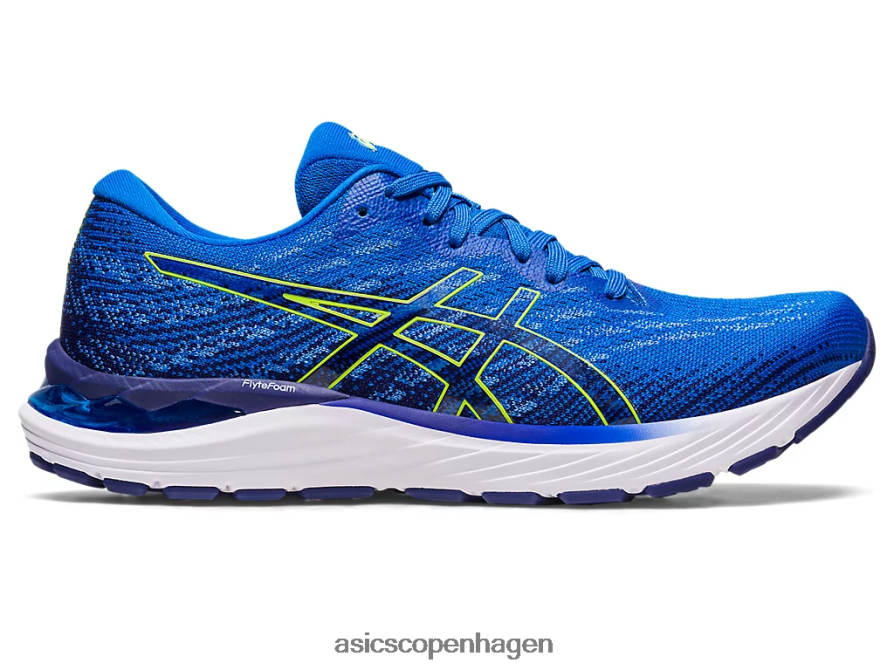Asics gel-stratus 3 strik elektrisk blå/sikkerhedsgul Z206F6248