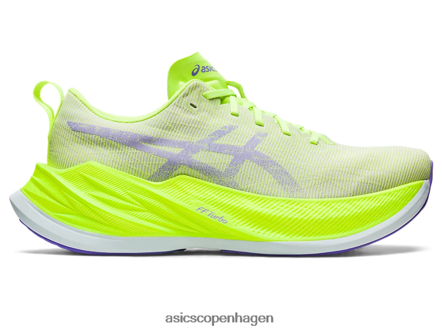 Asics superblast hazard grøn/ametyst Z206F68