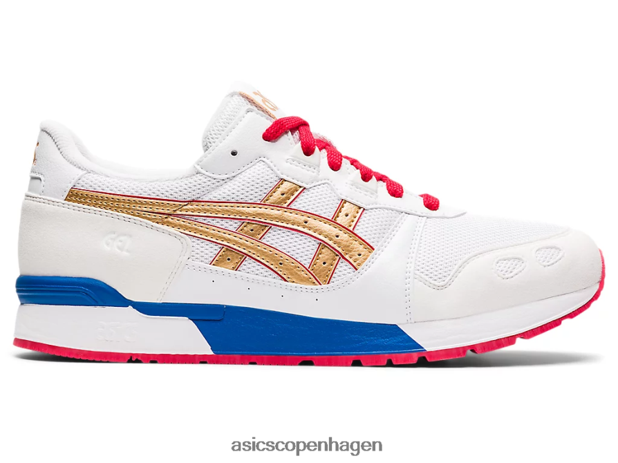 Asics gel-lyt hvid/rent guld Z206F61744