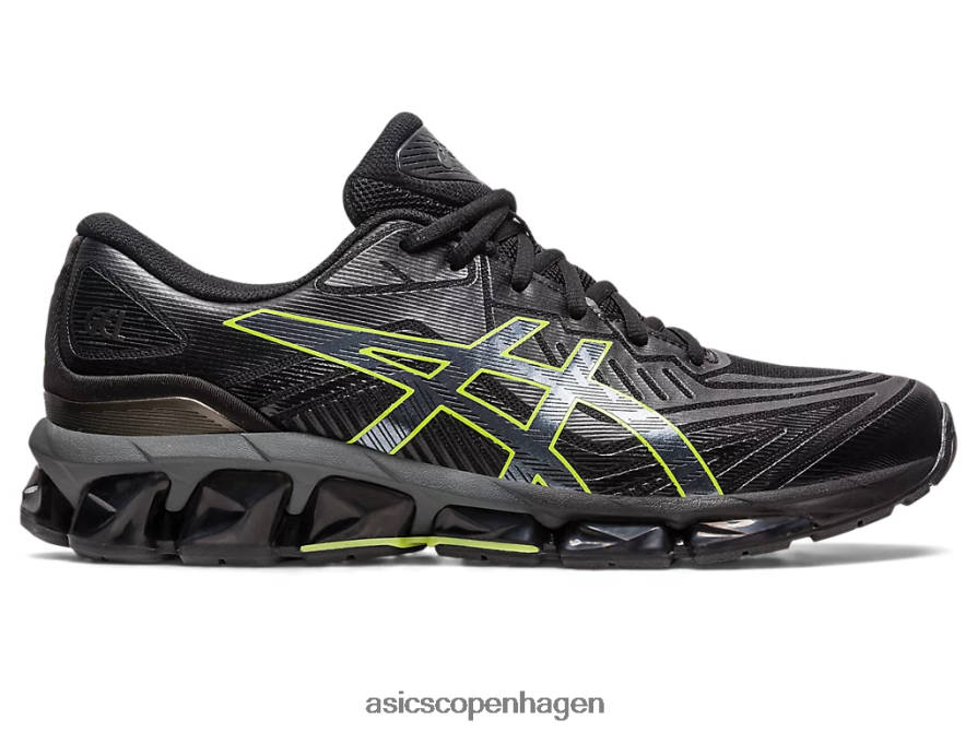 Asics gel-quantum 360 vii sort/neon lime Z206F6623
