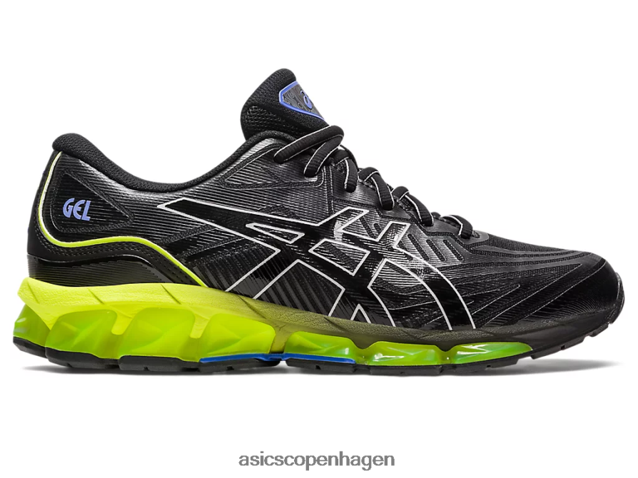 Asics gel-quantum 360 vii sort/sikkerhedsgul Z206F6242
