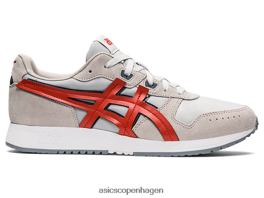 Asics lyte klassisk gletsjergrå/rød ler Z206F61335