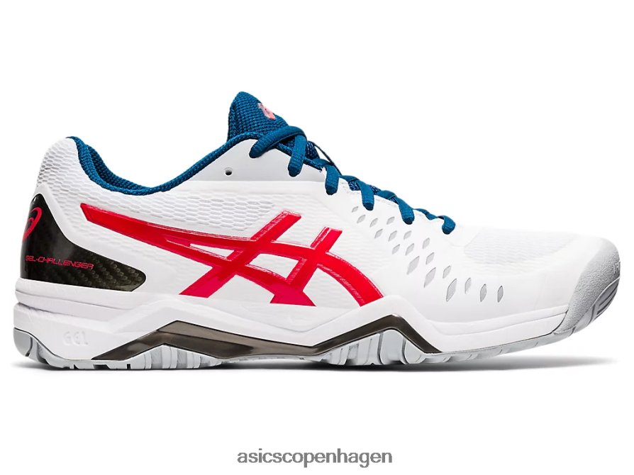 Asics gel-challenger 12 hvid/klassisk rød Z206F61949