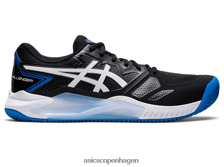 Asics gel-challenger 13 ler sort/elektrisk blå Z206F61129