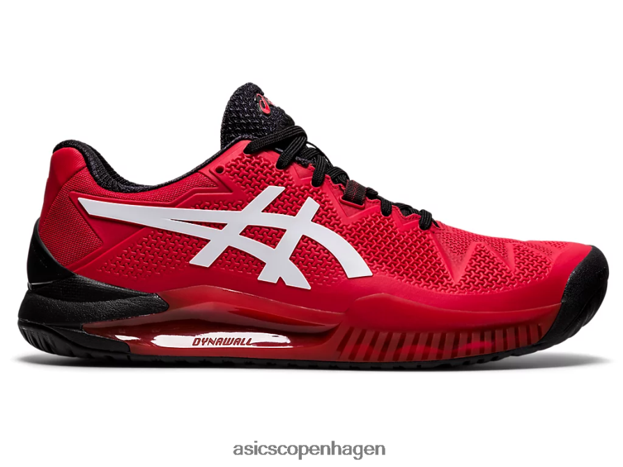 Asics gel-opløsning 8 elektrisk rød/hvid Z206F61747