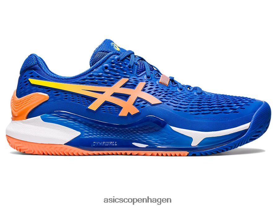 Asics gel-opløsning 9 ler tunblå/solfersken Z206F689