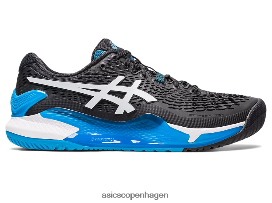 Asics gel-opløsning 9 sort hvid Z206F6355