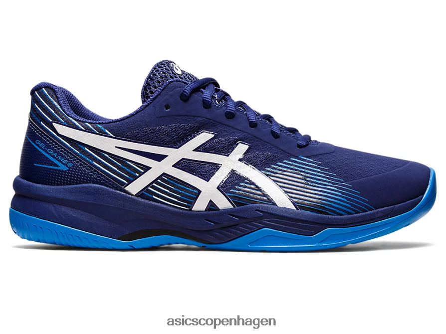 Asics gel-spil 8 dykke blå/hvid Z206F61149