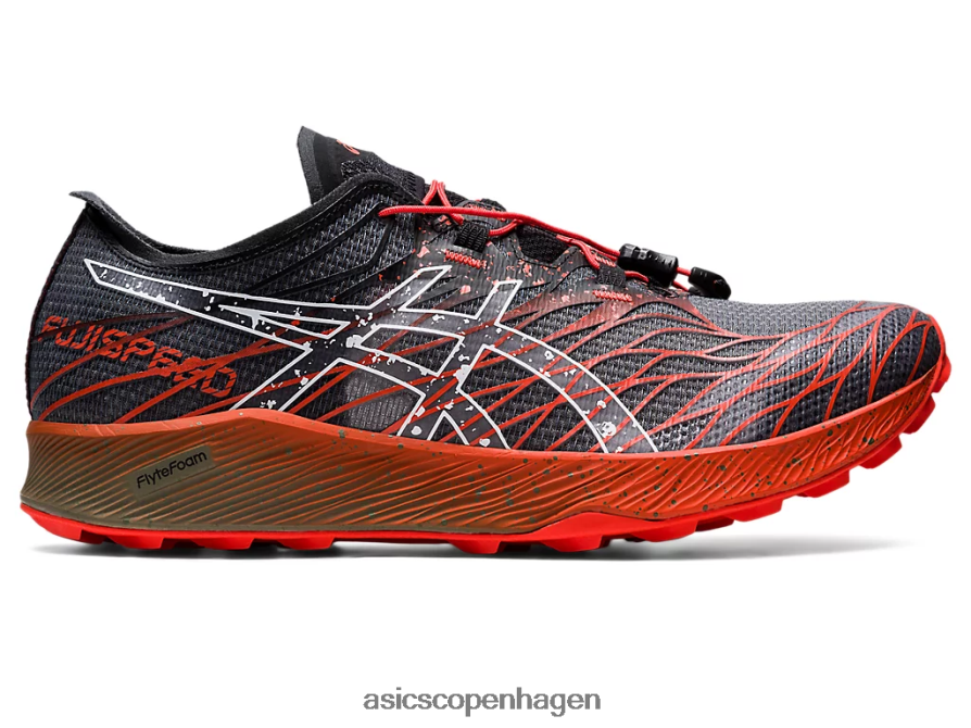 Asics fujispeed sort/cherry tomat Z206F6976