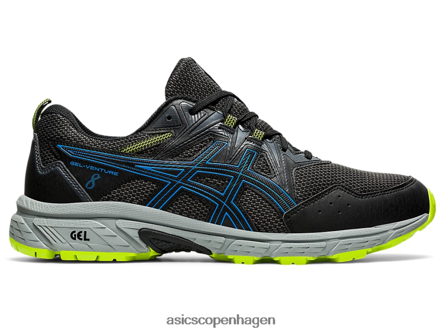 Asics gel-venture 8 ekstra bred sort/directoire blå Z206F61850