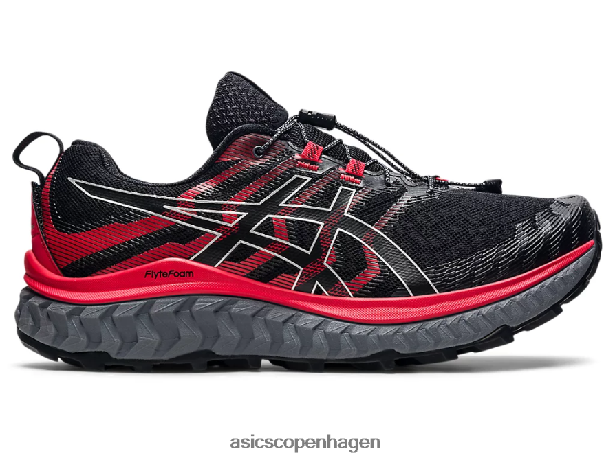 Asics trabuco max sort/elektrisk rød Z206F61862
