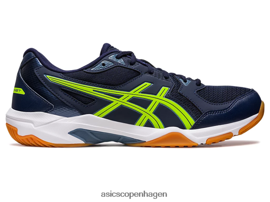 Asics gel-raket 10 midnat/hazard grøn Z206F6407