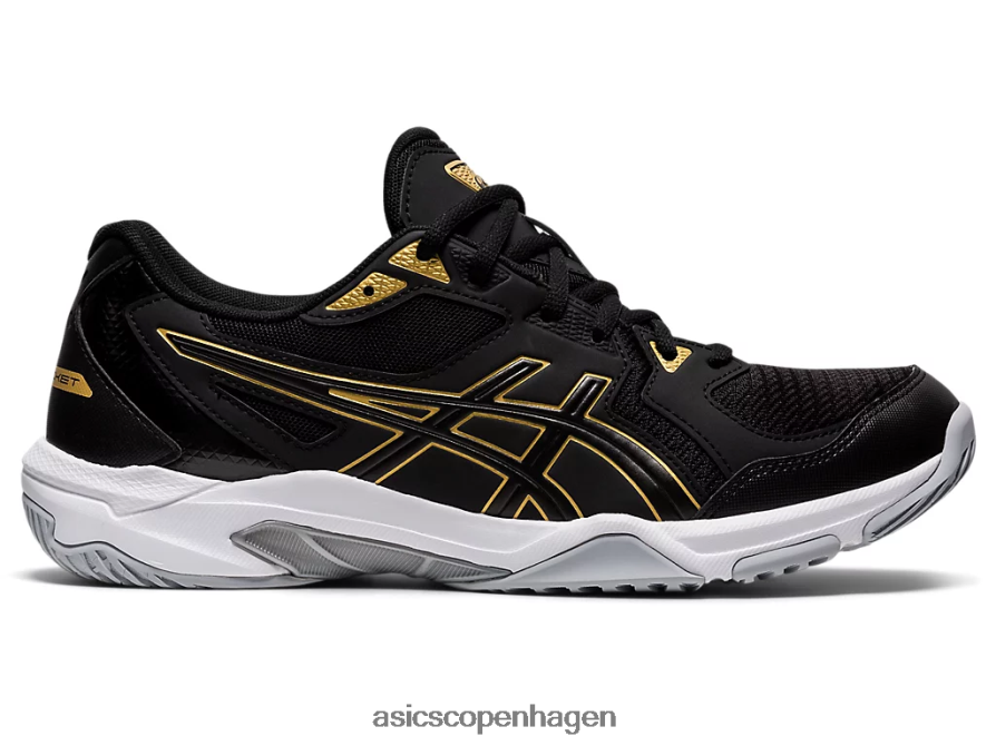 Asics gel-raket 10 sort/rent guld Z206F61888