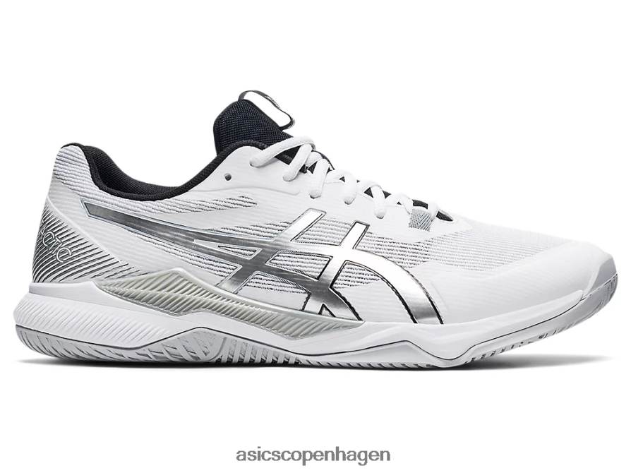 Asics gel-taktik hvid/ren sølv Z206F61561