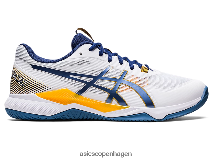 Asics gel-taktik hvidt/dybt hav Z206F61132