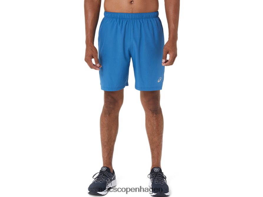 Asics 7 i 2 i 1 kort azurblå/bæregrå Z206F61133