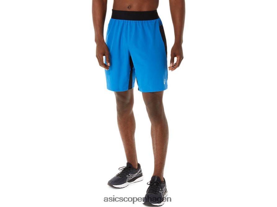 Asics 9 tommers mixer kort lake drive/performance sort Z206F61409