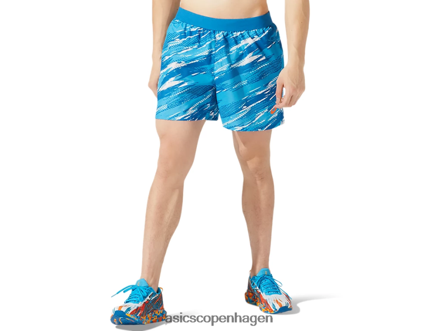 Asics farveindsprøjtning 5kort sagt genfødt blå Z206F61913