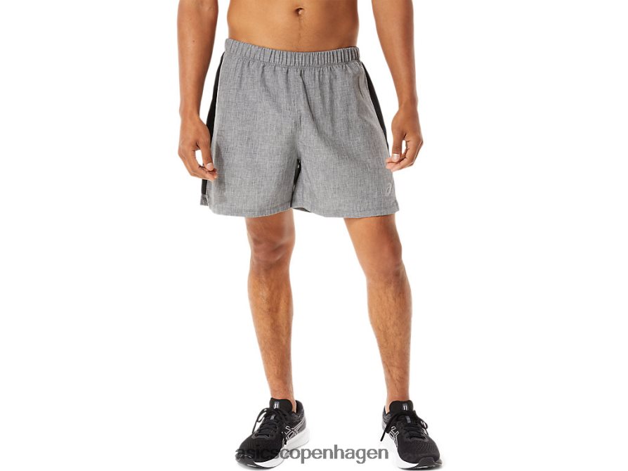 Asics klar sæt 5 kort sagt mørkegrå lyng/sort Z206F6974