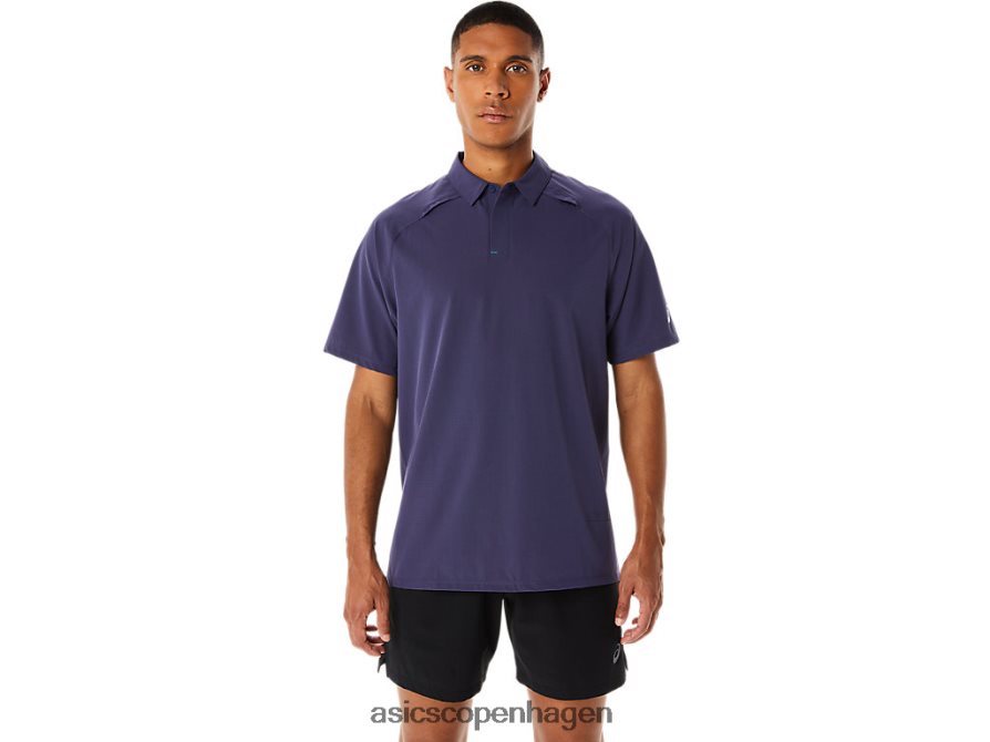 Asics actibreeze jacquard poloshirt indigo tåge Z206F6221