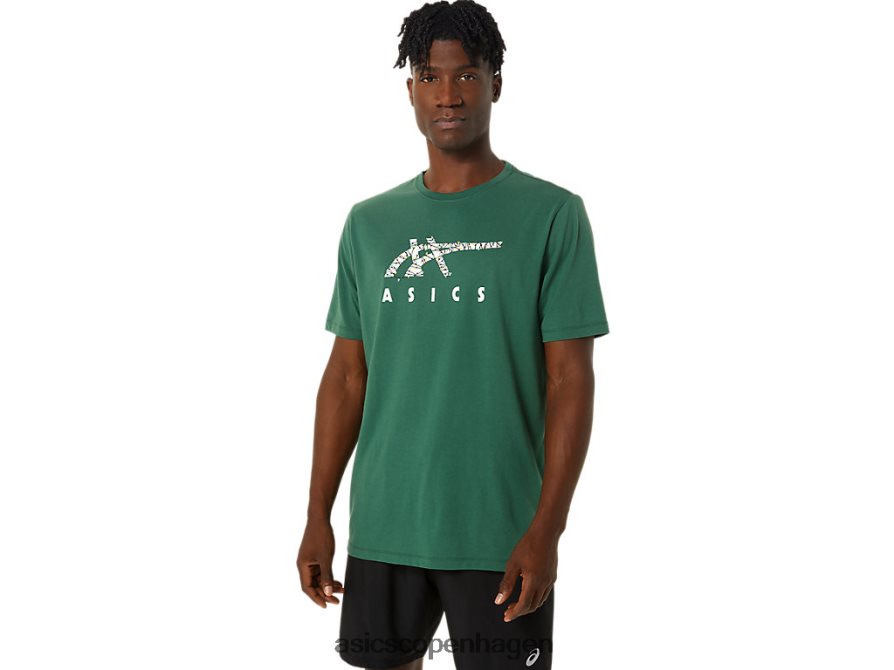 Asics ferielys logo besætning jægergrøn Z206F6791