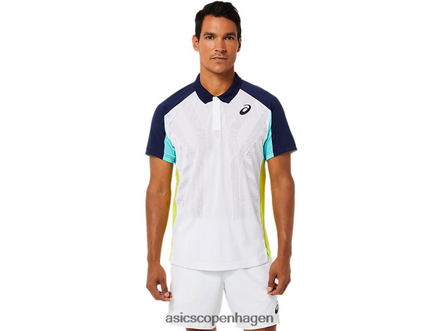 Asics match poloshirt strålende hvid/is mynte Z206F61504