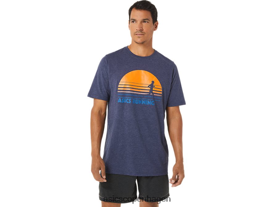 Asics sunrise runner grafisk t-shirt ærtelyng Z206F61262