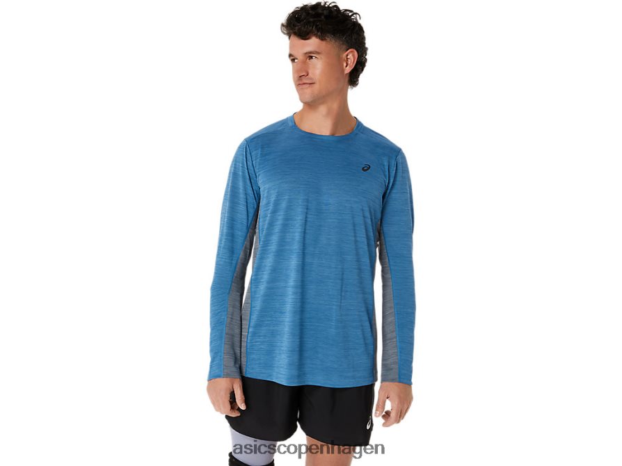 Asics train sana langærmet azurblå/metropol Z206F6604