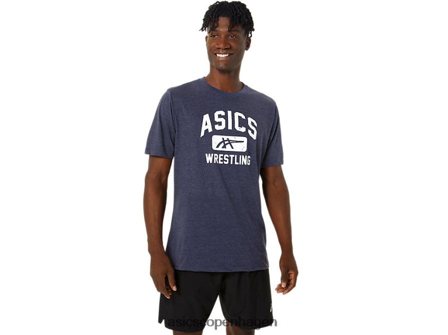 Asics unisex wrestling grafisk t-shirt ærtelyng Z206F6826