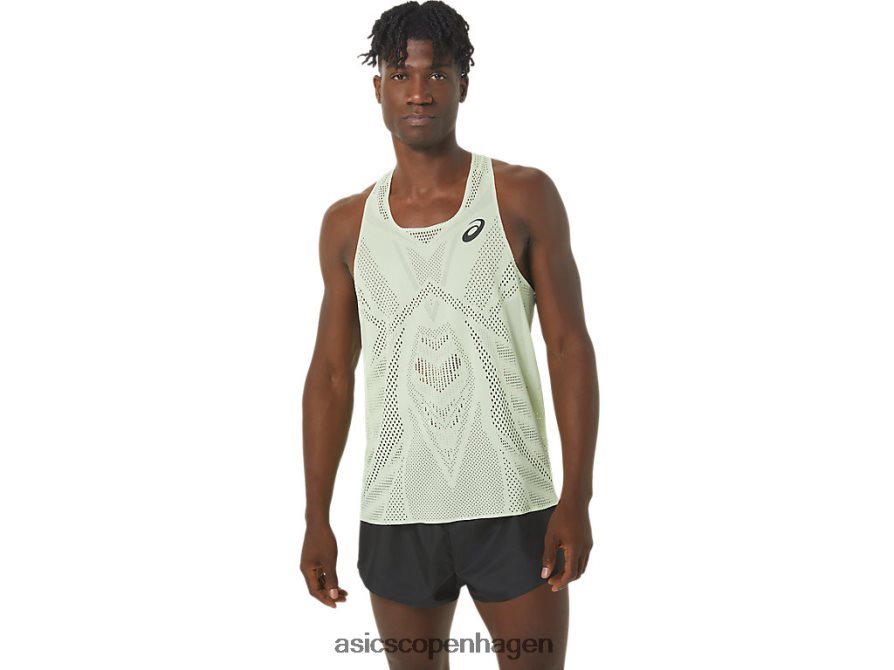 Asics actibreeze jacquard singlet hviske grøn Z206F6280