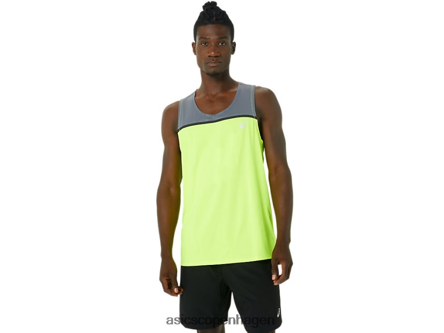 Asics pr lyte singlet sikkerhedsgul/metropol Z206F61021